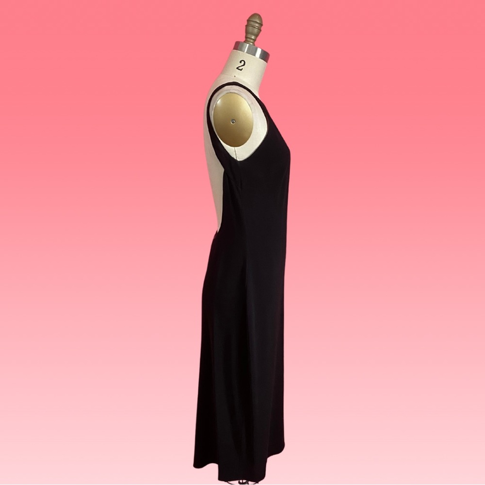Cache Black Backless Maxi Dress
